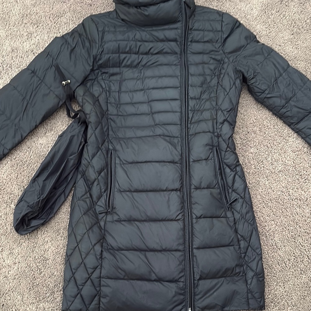 Michael Kors Down Packable Black Coat